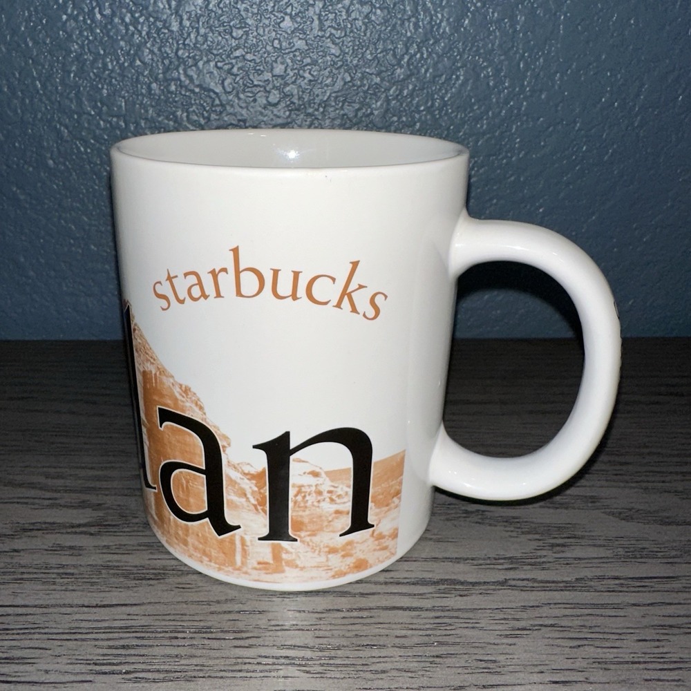 Starbucks JORDAN Coffee Mug, City Mug Collector Series 16oz, Made By Rastal EUC